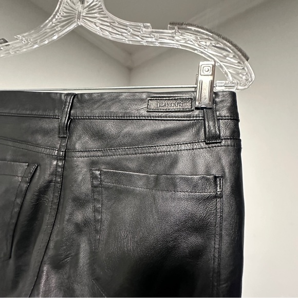 BLANKNYC Black Faux Leather Low Rise Pants Women’s Size 27 NWOT Party Going Out - Picture 10 of 14